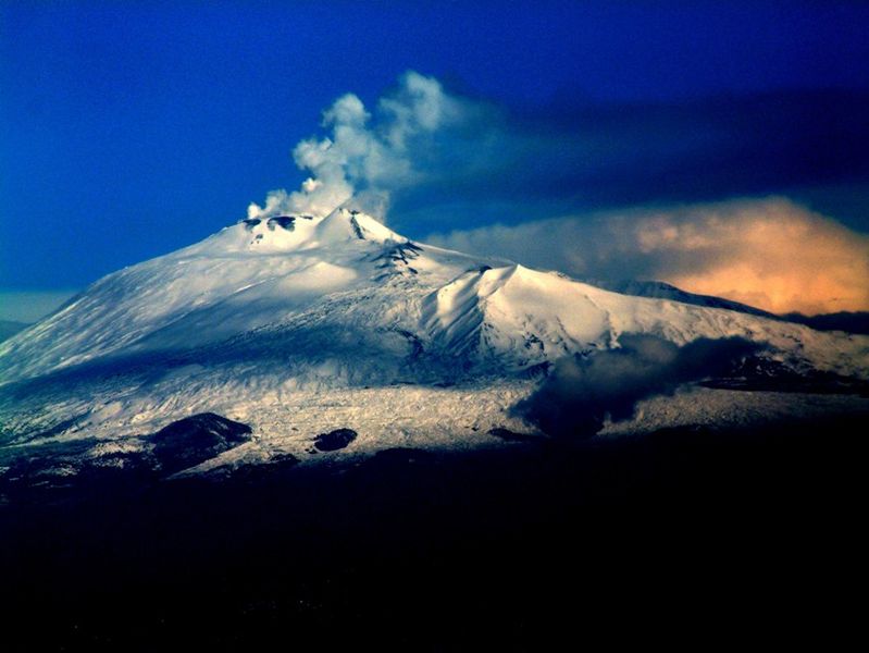 L'Etna enneigé